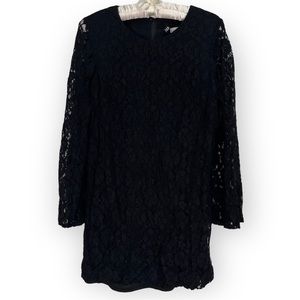 Divided | Dresses | Hm Divided Black Lace Mini Dress Lbd Flared Bell Sleeve  Party Cocktail Sz 6 Xs | Poshmark